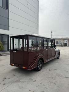 Carrito de Golf Eléctrico Vintage de Nuevo Diseño 2025, 4+2 Asientos, 72V, 30-50 km/h, 90 km de Autonomía, Carrito Turístico con Certificación CE/DOT, Grado 15-20 - Product Image 3