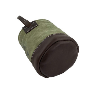 Seau à outils en toile avec fond en <span class=keywords><strong>cuir</strong></span>, pochette utilitaire robuste pour écrous, boulons, outils - Idéal pour l'organisation de l'espace de travail sur le <span class=keywords><strong>comptoir</strong></span> - Product Image 4