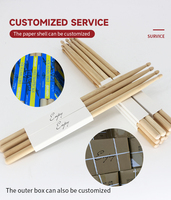GB101 Fabrik Großhandel Individuelles Logo Top-Qualität Ahorn Drumsticks 5A/7A Hickory Holz Gummi Musikinstrument Zubehör