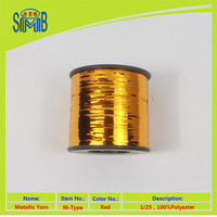 Free Sample Metallic Sparkle Yarn Manufacturer Hot Sales m Type Shinning Low Price Green Lurex Yarn for Knitting