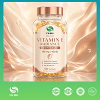 Complément alimentaire naturel à la vitamine E 400 UI en gélules molles, antioxydant pour la peau, les cheveux et les ongles, marque privée OEM ODM