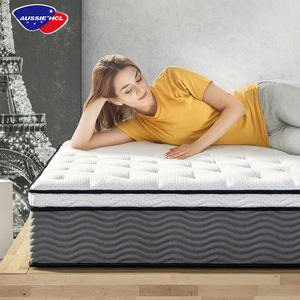 Doble King Size Sleep Well Masaje Compresión al vacío Resorte de bolsillo Colchón de cama ortopédica híbrida Colchón de espuma viscoelástica - Product Image 5