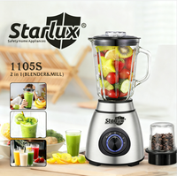Leazo Starlux Spot, Blender Multifonction Professionnel avec Robot Culinaire, Mixeur Plongeant de Cuisine 1,5 L, Idéal pour Smoothies et Fruits Frais