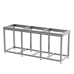 Groothandel Aangepaste Afmeting Geanodiseerd Frame Tafelblad Aluminium Profiel T Slot <span class=keywords><strong>Aquarium</strong></span> Stand - Product Image 2