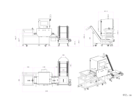 Machine d'inspection des aliments par rayons X YWANTEST CQ-YW800, haute précision, acier inoxydable SUS 304, avec écran tactile de 21,5 pouces pour utilisation en usine
