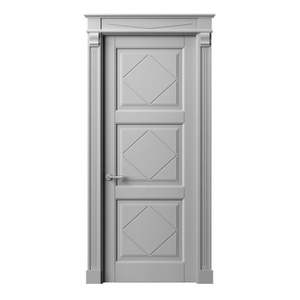 Porte d'entrée intérieure et extérieure en bois massif au design moderne avec isolation phonique et serrure pour maisons - Product Image 3