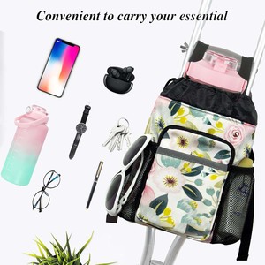 Free sample OEM Crutch Bag <b>Pouch</b> <b>Water</b>-Resistant Reflective Zipper Pocket <b>Pouch</b> for Crutches Hiking Walking Bag Storage - Product Image 5