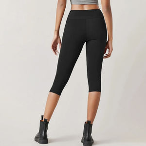 Recycler écologique genou Legging entraînement Gym Fitness ensemble pour femmes Yoga tenues actif 5 points legging femmes Sport Wear - Product Image 3