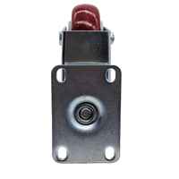 Roulettes pivotantes industrielles Roues en PU/PVC 360° rotatives Réglables Capacité de charge lourde 80 kg pour meubles Bancs de travail