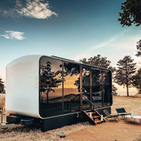 Maison préfabriquée de haute qualité Capsule chambre d'hôtel dormir Apple Pod cabine avec chambre conteneur maison prête à expédier