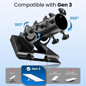 Soporte de Poste Starlink Gen 3 de Alta Resistencia, Ajustable e Impermeable, Kit de Montaje Ajustable para Antena Estándar V3 - Product Image 4