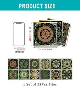 Stile retrò Anti-statico Stick <span class=keywords><strong>PVC</strong></span> adesivo da parete impermeabile da cucina auto adesiva per <span class=keywords><strong>bagno</strong></span> appartamento - Product Image 2