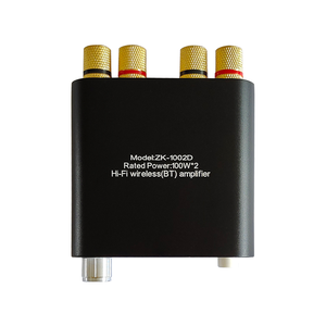 武直音频ZK-1002D 100Wx2 <span class=keywords><strong>BT</strong></span> <span class=keywords><strong>5.0</strong></span>音频扬声器放大器板声音模块2.0双通道立体声铝合金外壳 - Product Image 6