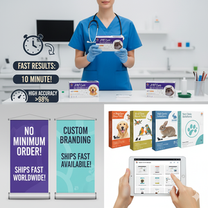 Veteriner hızlı tanı testleri EHR Ab+ <span class=keywords><strong>ANA</strong></span> Ab+ BAB Ab üçlü kitleri 5-10 dakika sonuç verir - Product Image 6