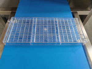 Tinh khiết tối màu trắng sô cô la làm depositor và enrobing Máy ủ Máy sô cô la sô cô la đúc máy - Product Image 5