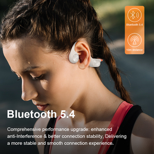Nouveaux écouteurs sportifs à conduction osseuse étanches IPX8, design ouvert, tour de cou, oreillettes sans fil BT6.0 - Product Image 4