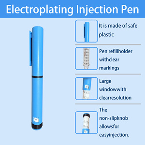 Medical Grade Reusable Plastic Injection <b>Pen</b> 3ml Cartridge Compatible <b>Refillable</b> Handheld Applicator <b>Pen</b> for Skin Care Salon - Product Image 2