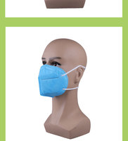 Masque respiratoire KN95 jetable à bandeau réglable, haute résistance aux salissures, fabriqué en Chine