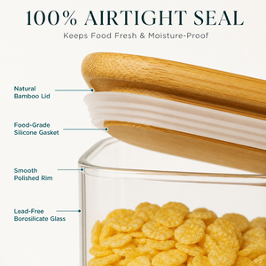 <span class=keywords><strong>Barattoli</strong></span> in Vetro di Varie Dimensioni, Contenitori per la Conservazione, Vasetti in Vetro per la <span class=keywords><strong>Cucina</strong></span>, <span class=keywords><strong>Barattoli</strong></span> per Spezie - Product Image 6