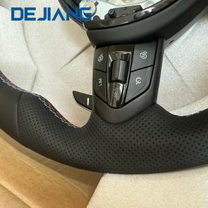 عجلة قيادة رياضية من الجلد الصناعي الأسود بالجملة لسيارات BMW طراز F10 F11 F20 F21 F22 F30 F31 F32 F36 لسلسلة <span class=keywords><strong>M</strong></span> الرياضية - Product Image 2