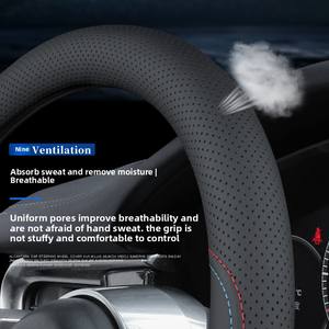 <span class=keywords><strong>Funda</strong></span> de <span class=keywords><strong>Volante</strong></span> de Cuero y Fibra de Carbono de 4 Radios <span class=keywords><strong>para</strong></span> Autos <span class=keywords><strong>Mazda</strong></span> 2/<span class=keywords><strong>3</strong></span>/5/6/CX-4-8/CX-30/CX-50/MX5/Miata/RX-7/RX-8/Axela/Atenza - Product Image 5