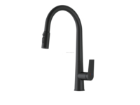 Robinet de cuisine moderne à poignée unique avec capteur de contact infrarouge or en acier inoxydable classique pour comptoir facile