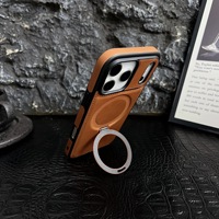 Étui de protection tendance et durable en cuir avec support anti-chute pour iPhone 17 Pro Max Series