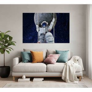 Lienzo Impreso Stellar Cosmos: Arte Espacial Moderno para Decoración del Hogar, JUEGO DE 3 LIENZOS - Product Image 3