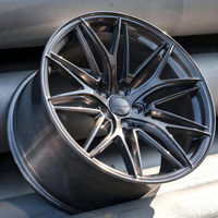 Jantes forgées multi-rayons SRD Gloss Dark de 15 à 30 pouces, 5x112 5x114.3 en alliage pour voitures sport européennes JDM, Peugeot, Subaru