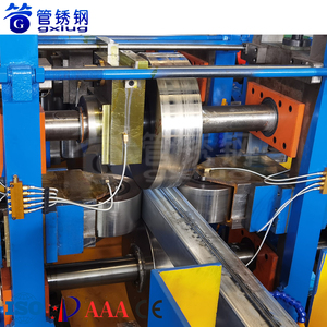 GXG produsen pabrik tabung <span class=keywords><strong>ERW</strong></span> mesin las pipa frekuensi tinggi galvanis baja karbon persegi lentur - Product Image 3