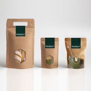 Cấp thực phẩm tùy chỉnh đứng lên Túi Ziplock Túi Mylar có in cho Sushi thức ăn vật nuôi & kẹo cho bao bì thực phẩm và đồ uống - Product Image 1