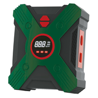 Gonfleur de pneus portable AC/DC avec affichage numérique et éclairage de travail LED