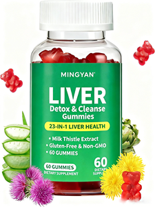 Complément alimentaire L-glutathion Collagène Gommes blanchissantes pour la peau Détoxification et purification du foie - Product Image 1