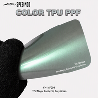 Film de protection de peinture auto-cicatrisant SPEEDMOD Magic Candy Flip Gris Vert TPU PPF 7,5 mil 1,52 m x 15 m Fournisseur d'usine