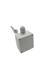 Sonde de température HVAC à montage sur bride, capteur de type boîte 10K 3435 200mm SUS304