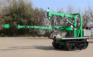 Venta caliente Crawler Orchard Harvesting Apple Tree Shaking Machine Shake Harvester Cerezas y ciruelas Shaking Machine - Product Image 2