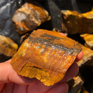Commercio all'ingrosso cristalli grezzo naturale di guarigione di pietra giallo ruvida pietra occhio di <span class=keywords><strong>tigre</strong></span> per reiki - Product Image 3