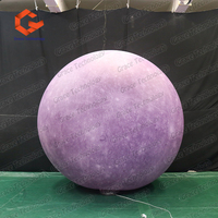 Ballon gonflable géant personnalisé en forme de planète, ballon gonflable du système solaire avec décoration lumineuse LED, globe terrestre gonflable