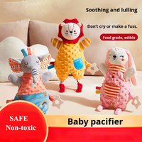 Jouets apaisants pour bébé, poupée chien corgi, doudou pour bébé, jouets en peluche doux, cloche intégrée, matériau sûr et non toxique, à mâcher