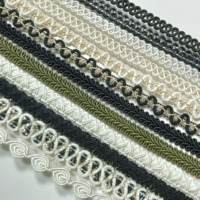 En gros Coloré Mille-pattes Chevrons Tissu Tresse Gimp Dentelle Ruban D'garniture pour Vêtements Rideau DIY Couture Accessoires