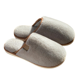 Pantuflas de Plataforma de Diseño de Alta Calidad para Invierno, Pantuflas de Peluche Suaves, Pantuflas de Piel para Interiores, Pantuflas de Piel para Mujer - Product Image 6