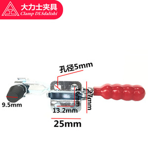 Pince horizontale à serrage rapide Dlsdalishi 120 mm, filetage M6, pour fixations de menuiserie - Product Image 2