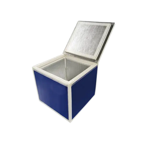 Alta Qualidade PU Isolado Cadeia Fria Transporte Cooler Box Com Painel De Isolamento A Vácuo VIP