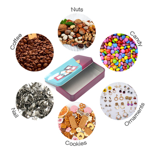 Biểu tượng tùy chỉnh thẳng dọc hình chữ nhật hộp thiếc với nắp kim loại <span class=keywords><strong>tin</strong></span> - Product Image 4