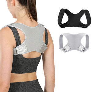 Correcteur <span class=keywords><strong>de</strong></span> posture réglable avec bande <span class=keywords><strong>de</strong></span> fixation douce et ventilée, respectueuse <span class=keywords><strong>de</strong></span> la peau, pour soutien du dos - Product Image 1