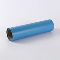 Rouleau de PVC rigide mat de couleur unie, épaisseur 0,15 mm, vente en gros