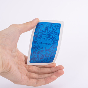 Cartas de Póker Personalizables de Tres Capas con Núcleo Negro, Papel Doméstico, con Logotipo Empresarial Impreso Especialmente - Product Image 2