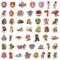 Autocollants de dessin animé Paw Patrol en vinyle imperméable pour enfants, pour bouteille d'eau, coque de téléphone, ordinateur portable, casque, bagages, vélo, DIY