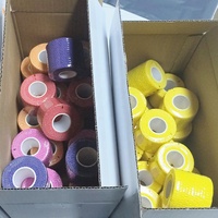 Bande adhésive élastique en coton de 2 pouces pour soulevés de terre, poignée de crochet, protection du pouce et des doigts pour la force athlétique et amélioration du contrôle de la préhension