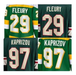 Alta calidad Blanco en blanco camisetas de hockey sobre hielo de manga larga de poliéster logotipo personalizado y nombre del equipo bordado OEM cosido al por mayor - Product Image 6